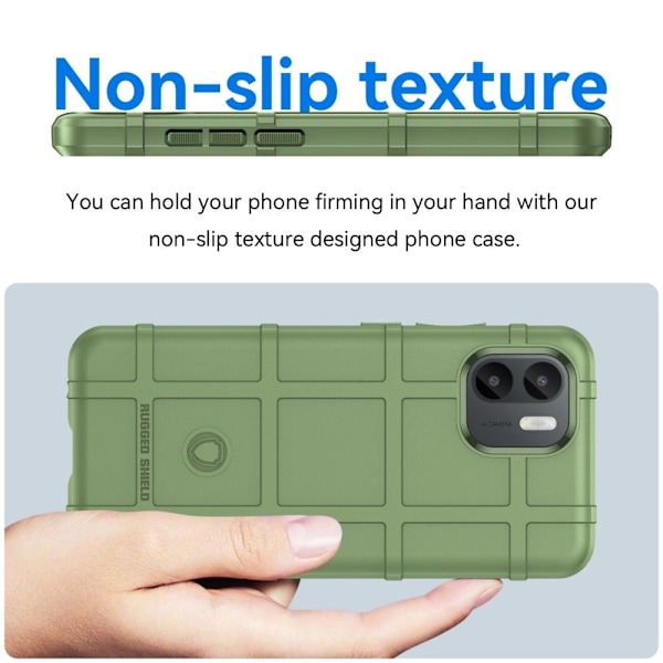 Rugged Shield Suojakotelo Xiaomi Redmi A1 - Vihreä Green