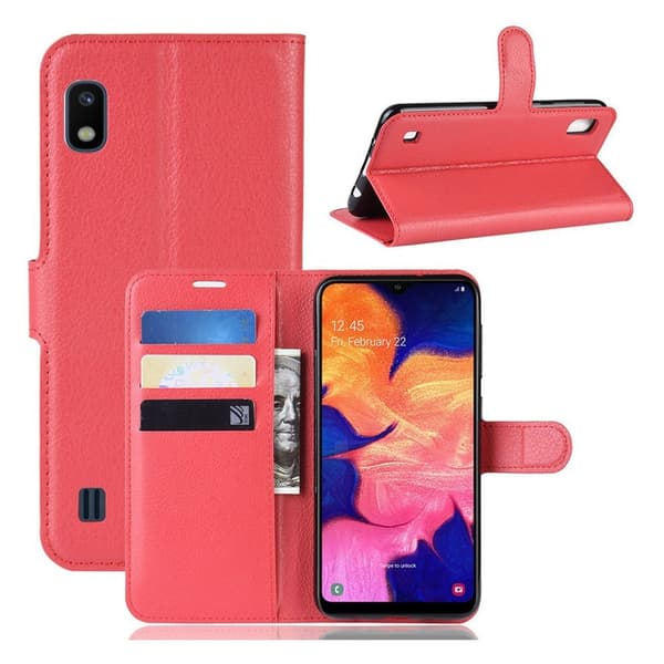 Classic Samsung Galaxy A10 veske - Rød Red