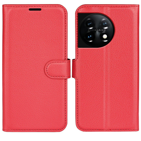 Classic OnePlus 11 Läppäkotelo - Punainen Red