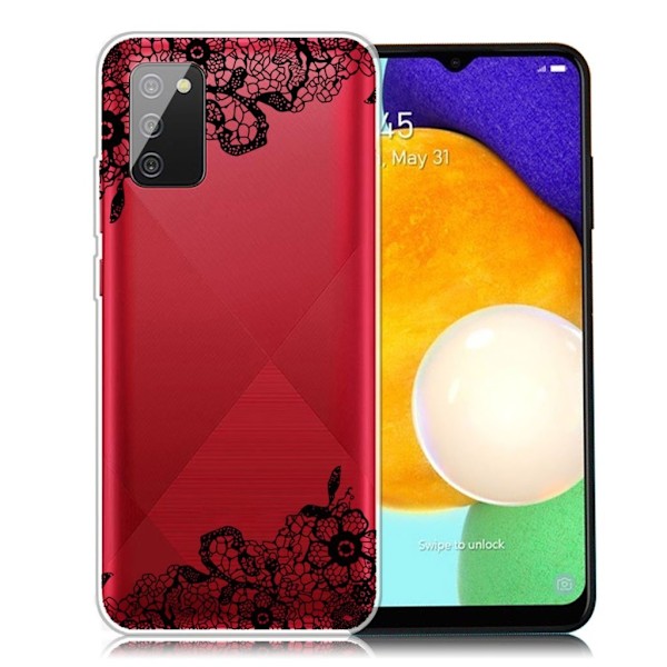 Deco Samsung Galaxy A03s cover - Sort Black