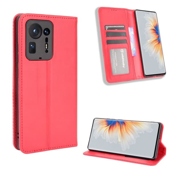 Bofink Vintage Xiaomi Mix 4 Læretui - Rød Red