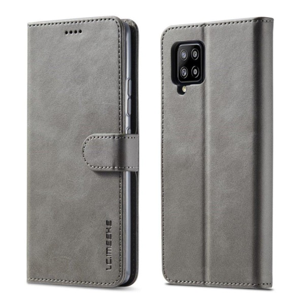 LC.IMEEKE Samsung Galaxy A42 5G flip etui - grå Silver grey