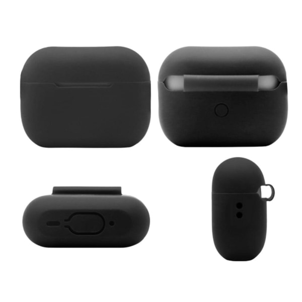 AirPods Pro 2 silicone case with lanyard - Blackish Black Black