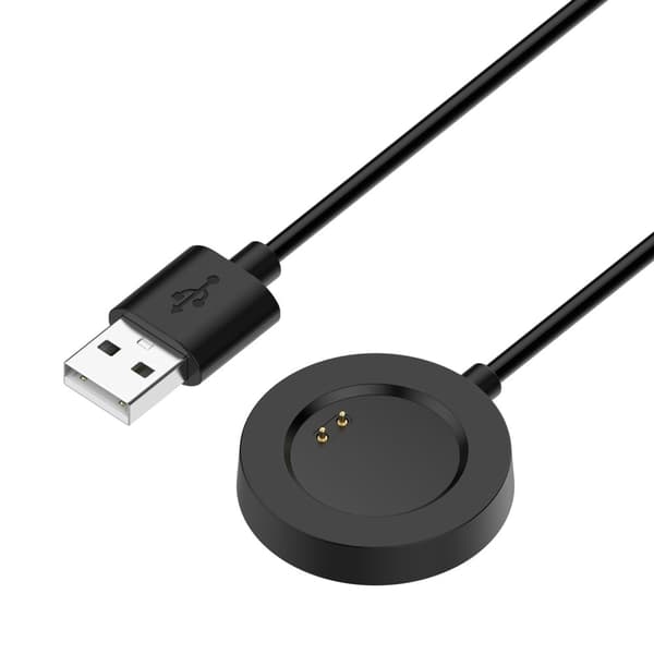 1m Realme Watch 3 Pro magnetisk opladningsdock og kabel Black