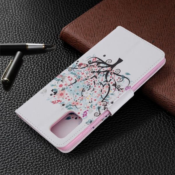 Wonderland Samsung Galaxy A71 flip case - Flower Tre Multicolor