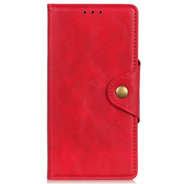 Alpha läder Nokia G100 fodral - Röd Röd