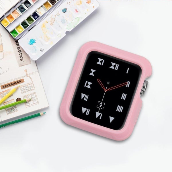 Apple Watch Series 3/2/1 38mm joustava kestävä kotelo - Pinkki Pink