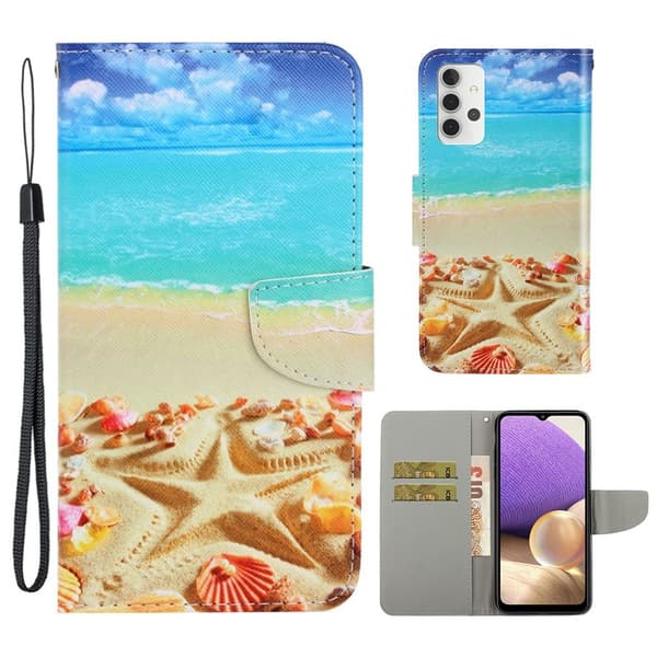 Wonderland Samsung Galaxy A32 Flippetui - Strand Multicolor
