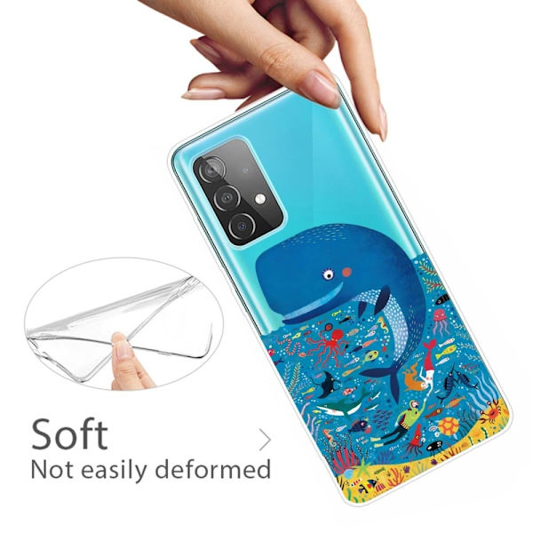 Deco Samsung Galaxy A13 4G Etui - Hval Blue