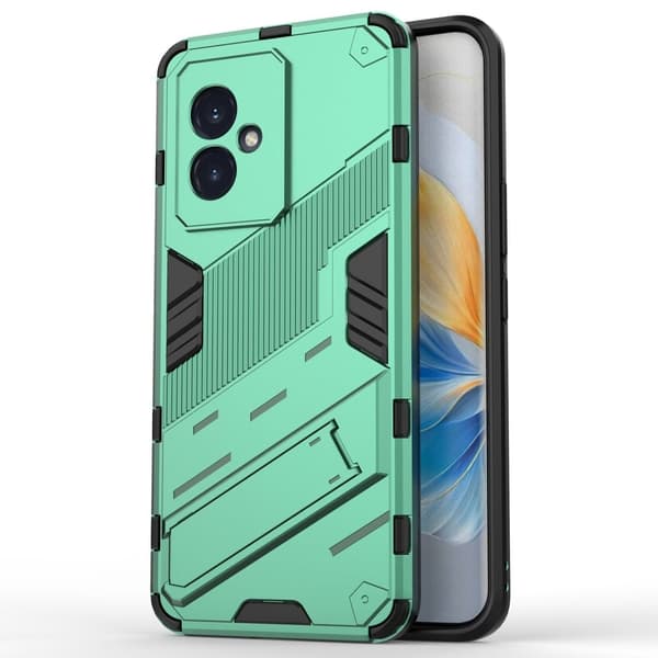 Støtsikkert hybriddeksel med et moderne preg for Honor 100 - Grønn Green