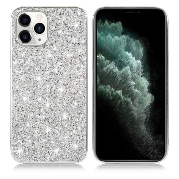 Glitter iPhone 12 / 12 Pro case - Silver Silver grey