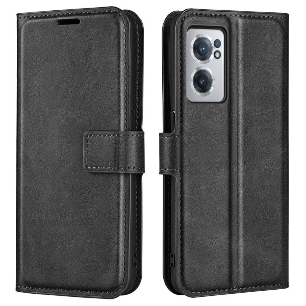 OnePlus Nord CE 2 5G læderetui med pung - Sort Black