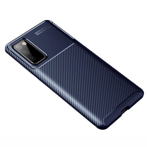 Carbon Shield Samsung Galaxy S20 FE kotelot - Sininen Blue