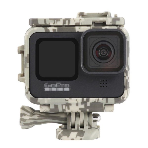 GoPro Hero 9 durable camouflage themed frame Green
