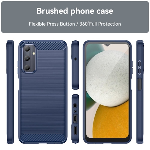 Carbon Flex Samsung Galaxy A05s skal - Blå Blå