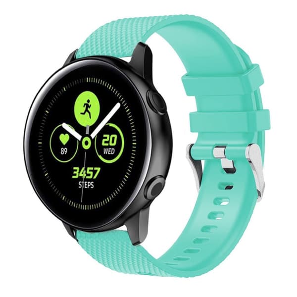 Samsung Galaxy Watch Active klockband av silikon - Babyblå Blå