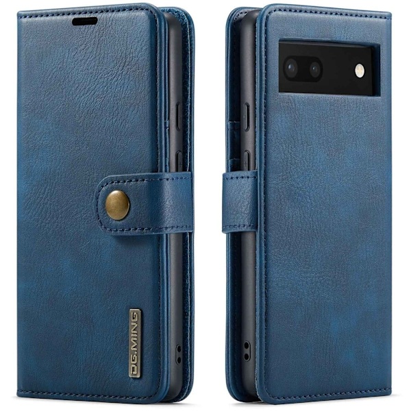 DG.Ming Google Pixel 6a 2-in-1 Pung Etui - Blå Blue