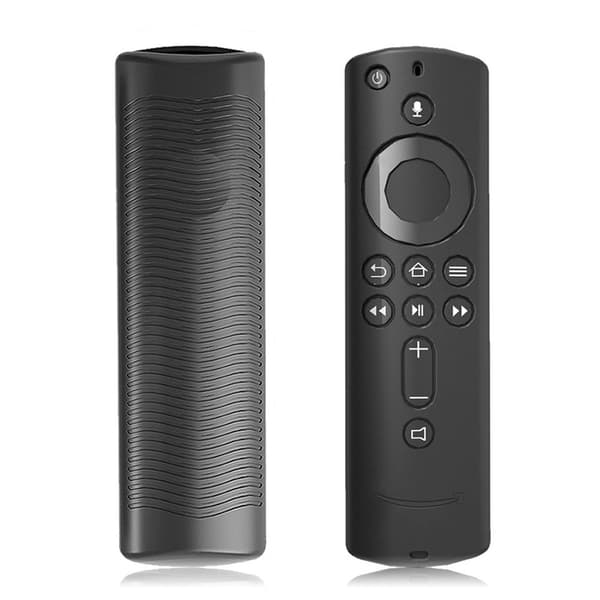 Amazon Fire TV Stick 4K (3.) / 4K (2.) yksinkertainen silikonisuojus - Musta Black