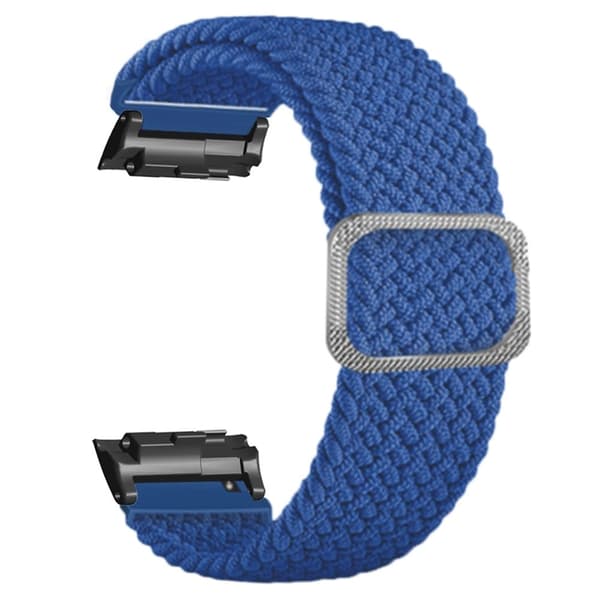 Huawei Watch D Elastisk flettet nylon-urrem Justerbar håndledsrem - Mørkeblå Blue