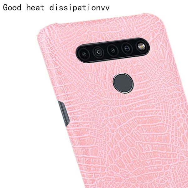 Croco LG K41S skal - Rosa Rosa