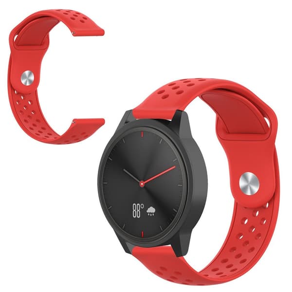 Huawei Watch GT 2 42mm tyylikäs silikoninen kellonauha - Punainen Red