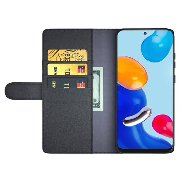 Äkta läder Xiaomi Redmi Note 11 Pro 5G / Xiaomi Redmi Note 11 Pro fodral med korthållare Brun