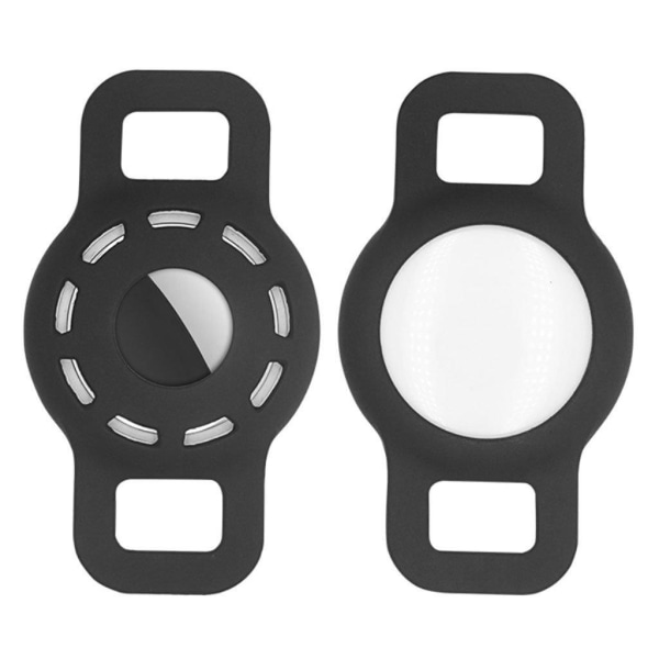 AirTags hollow out silicone cover - Black Black