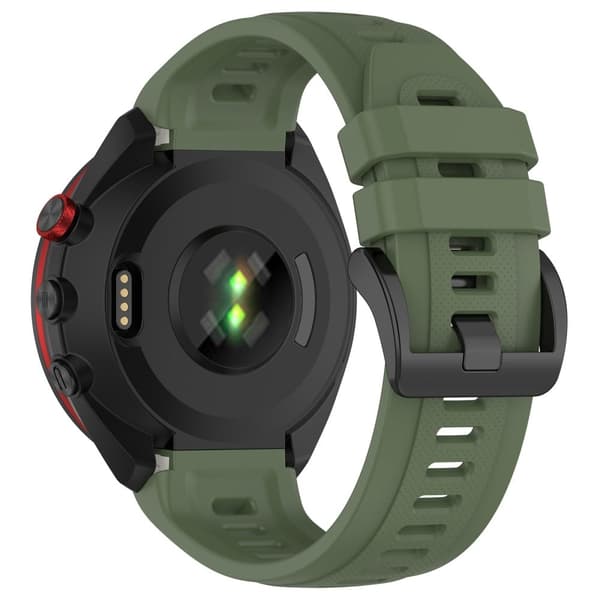 Garmin Approach S70 (47mm) silikonihihna - Tummanvihreä Green