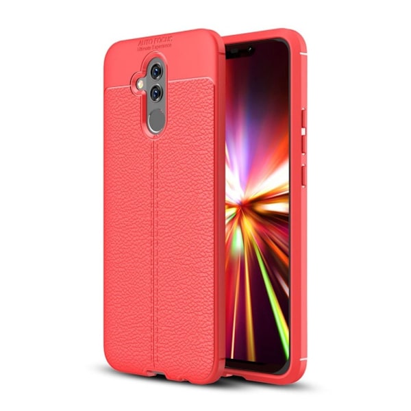 Huawei Mate 20 Lite silikooni muovinen pehmeä suojakuori missä liitsihedelmä jyvä rakenne - Punainen Red
