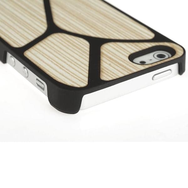 Jive (Hvit with Yellow Stribes) iPhone 5 Deksel Gold