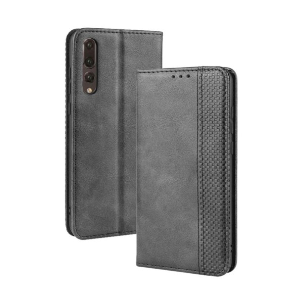 Bofink Vintage läder Huawei P20 Pro fodral - Svart Svart