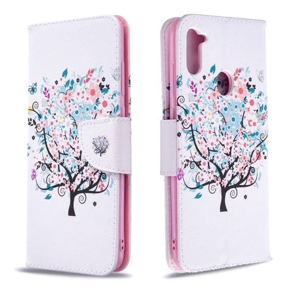 Wonderland Samsung Galaxy A11 / M11 veske - Blomstrende tre Multicolor