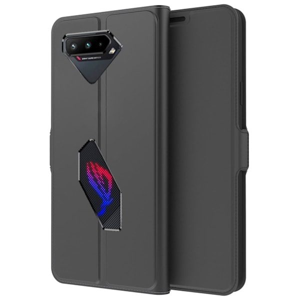 Sileä ja ohut premium-PU-nahkakotelo Asus ROG Phone 5 - Musta Black