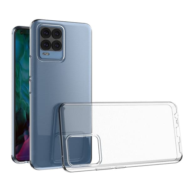 Ultratynt, gjennomsiktig etui til Realme 8/8 Pro Transparent