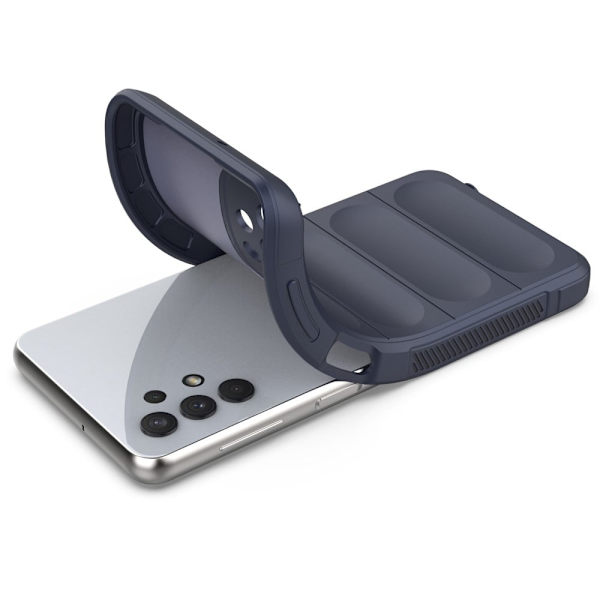 Pehmeä kahva muotoiltu kuori Samsung Galaxy M32 5G / Samsung Galaxy A32 5G - Tummansininen Blue
