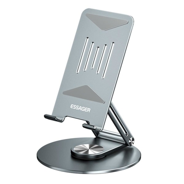 ESSAGER Universal rotatable phone and tablet stand bracket - Gre Silvergrå