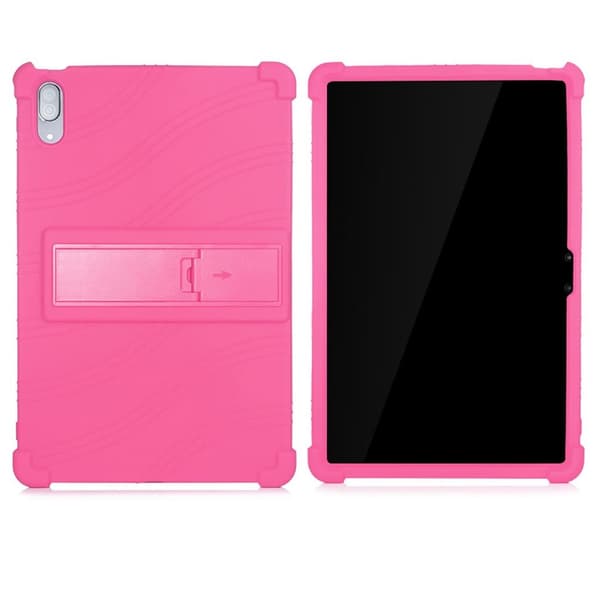 Lenovo Tab P11 Pro silikonfodral med utdragbar kickstand - Ros Rosa