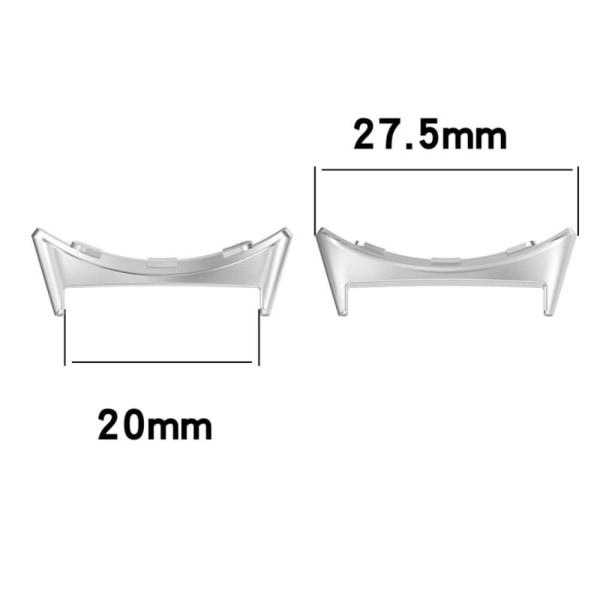 1 par Google Pixel Watch-adapter - Silver Silvergrå