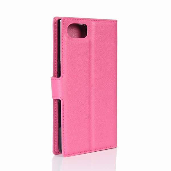 Classic BlackBerry Keyone flip etui - Rose Pink