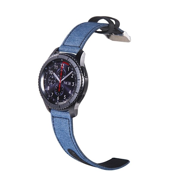 Amazfit Bip Koläder klockband - Style R Blå