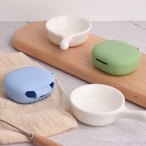 Xiaomi Redmi Buds 4 Lite silikondeksel med spenne - Lyselilla Purple