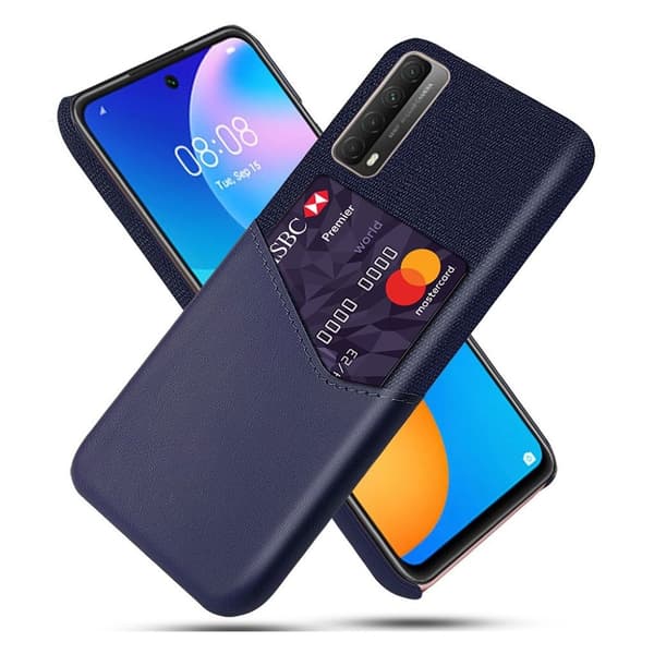 Bofink Huawei Y7A / P Smart 2021 Card Deksel - Blå Blue