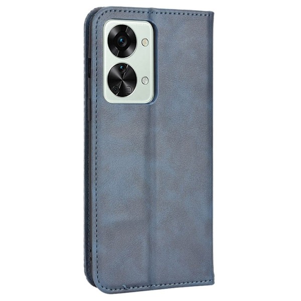 Bofink Vintage OnePlus Nord 2T nahkakotelo - Sininen Blue