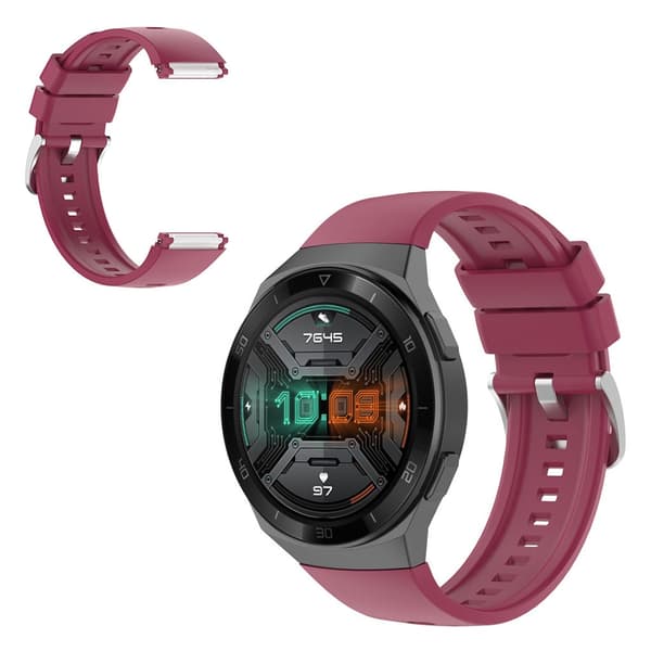 Huawei Watch GT 2e silicone watch band - Wine Red Röd