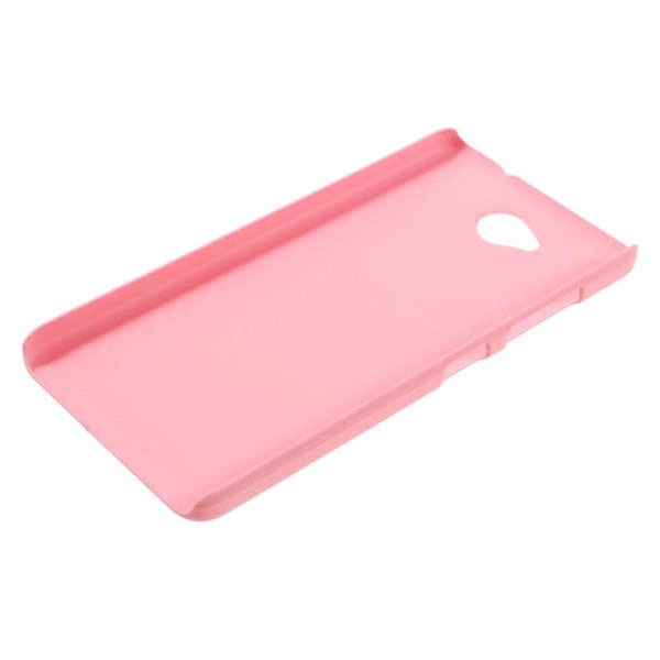 Hårdt cover med gummibelægning til Microsoft Lumia 650 - Pink Pink