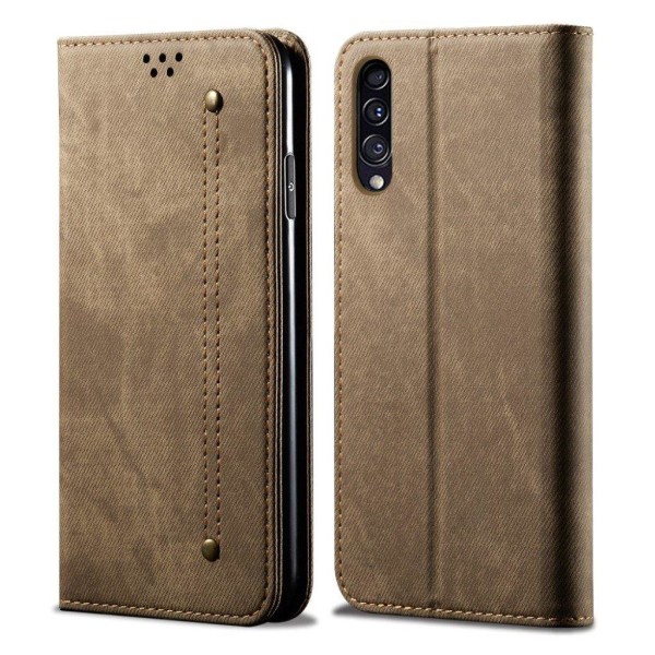 Jeans Samsung Galaxy A50 fodral - Beige Beige