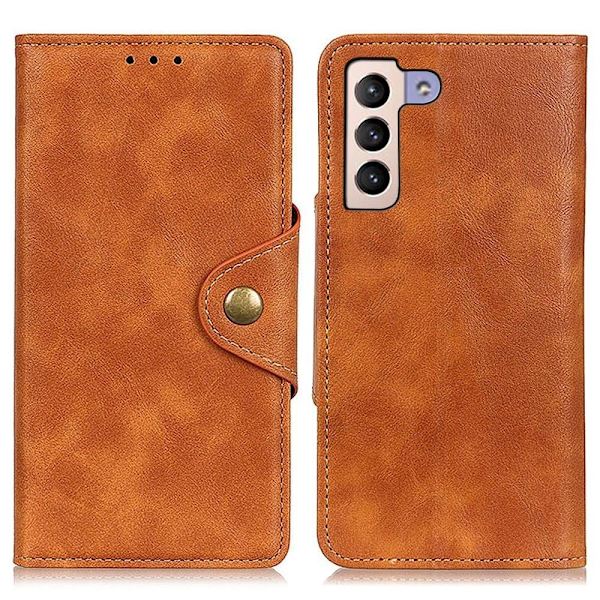 Alpha Samsung Galaxy S23 Plus Flippetui - Brun Brown