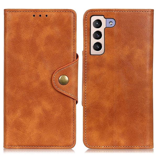 Alpha Samsung Galaxy S23 Plus Läppäkotelo - Ruskea Brown