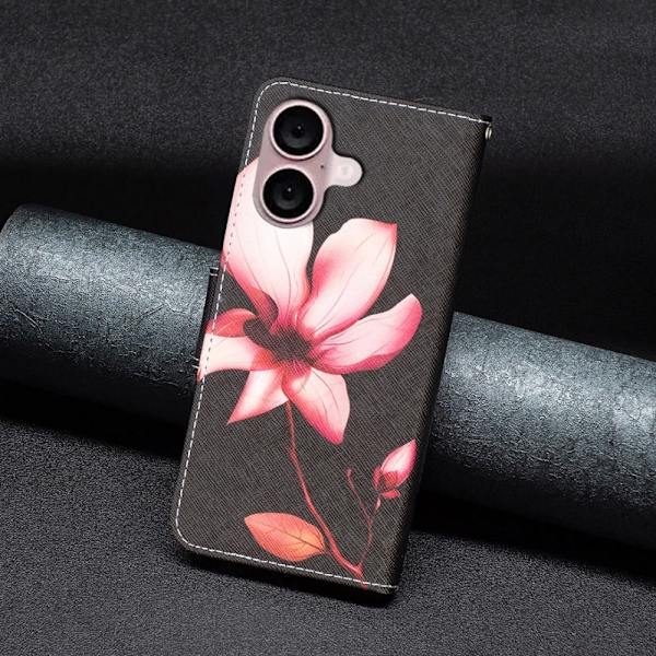 Wonderland iPhone 16 Plus flip etui - Lotus Pink