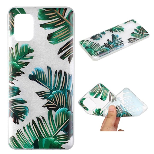 Deco Samsung Galaxy A31 deksel - Blader Green